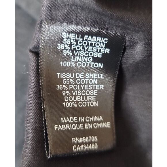 Rebecca Taylor Tailored NWT Black Dobby Stripe Tie Waist Shirt Dress Size 8 NEW - Picture 7 of 7